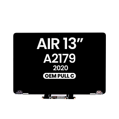LCD Assembly (SPACE GRAY) (OEM Pull C Grade) for MacBook Air 13" Retina (A2179 / Early 2020)