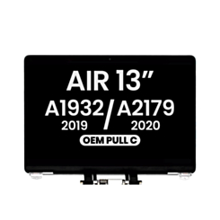 LCD Assembly for MacBook Air 13" A1932 (2019) / A2179 (2020) (OEM Pull C Grade) (SILVER)