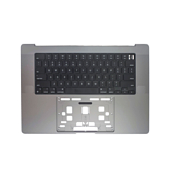 Top Case with US Keyboard (SPACE GRAY) for MacBook Pro 16" (A2485 / Late 2021) / (A2780 / Late 2023) / (A2991/ Late 2023)(OEM Pull C Grade)