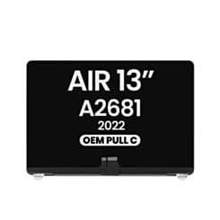 LCD Assembly (MIDNIGHT) (OEM Pull C Grade) for MacBook Air 13" (A2681 / Mid 2022)