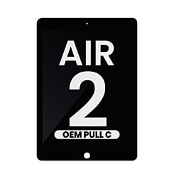 LCD Assembly for iPad Air 2 (BLACK) (with Sleep / Wake Sensor Flex) (OEM Pull C Grade)