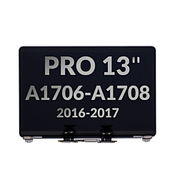 LCD Assembly (SPACE GRAY) for MacBook Pro 13" (A1706 / A1708 / Late 2016 / Mid 2017) (OEM Pull D Grade)