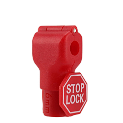 Peg Red Hook Locks with One Key to Open (6mm) (Pack of 100) (Only Ground Shipping)