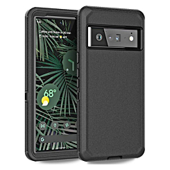 Heavy Duty Case for Google Pixel 6 Pro (BLACK) (Only Ground Shipping)