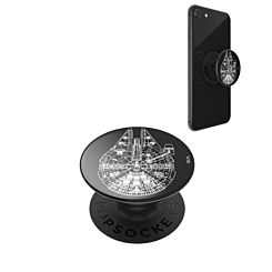 PopSockets - PopGrip Star Wars - Millennium Falcon Aluminum (Only Ground Shipping)