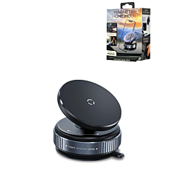 Ultra Vacuum Suctioon Cup Magnetic Car Mount - BLACK (Only Ground Shipping)