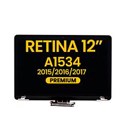 LCD Assembly (SILVER) (Premium) for MacBook Retina 12" (A1534 / Early 2015 / Early 2016 / Mid 2017)