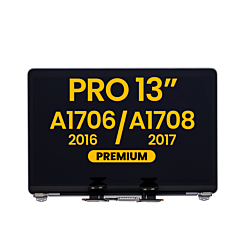 LCD Assembly (SPACE GRAY) (Premium) for MacBook Pro 13" with Touch Bar / Pro 13" (A1706 / Late 2016) (A1708 / Mid 2017)