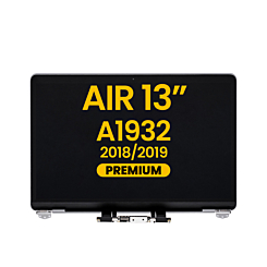 LCD Assembly (SPACE GRAY) (Premium) for MacBook Air 13" Retina (A1932 / Late 2018 / Early 2019)