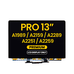LCD Display Only (Premium) for MacBook Pro 13" / Pro 13" Retina (A1989 / A2159 / A2289 / A2251 / A2259) (All Years)