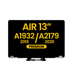 LCD Assembly (SILVER) (Premium) for MacBook Air 13" Retina (A1932 / Mid 2019) (A2179 / Early 2020)