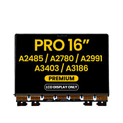 LCD Display Only (Premium) for MacBook Pro 16" (A2485 / A2780 / A2991 / A3403 / A3186)