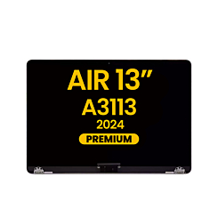 LCD Assembly (SPACE GRAY) (Premium) for MacBook Air 13" (A3113 / 2024)