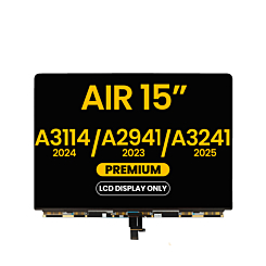 LCD Display Only for Macbook Air 15" (A3114 / 2024) / (A2941 / Mid 2023) / (A3241 / 2025)