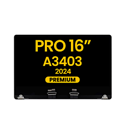 LCD Assembly (SILVER) (Premium) for MacBook Pro 16" (M4) (A3403 / Late 2024)