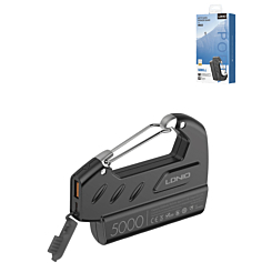 LDNIO PR522 Keychain Power Bank (5000 mAh / 10W) (Only Ground Shipping)