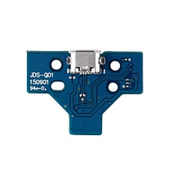USB Charging Port Board with 14 Pin Flex Cable (Version 1 JDS-001) for PlayStation 4 (DualShock 4) Wireless Controller