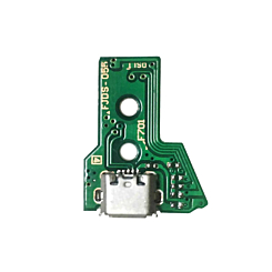 USB Charging Port Board with 12 Pin Flex Cable (Version 1 JDS-050 / JDS-055) for PlayStation 4 (DualShock 4) Wireless Controller