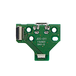 USB Charging Port Board with 12 Pin Flex Cable (Version 2 JDS-011) for PlayStation 4 (DualShock 4) Wireless Controller