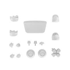 Button Set (BDM-020) (WHITE) for PlayStation 5 (Dual Sense) Wireless Controller