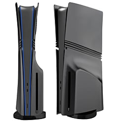 Faceplate Cover (BLACK) for PlayStation 5 Pro (Disc Edition) (NO LOGO) (Only Ground Shipping)