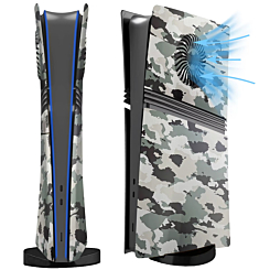 Faceplate Cover (CAMO) for PlayStation 5 Pro (Digital Edition) (V2) (NO LOGO) (Only Ground Shipping)