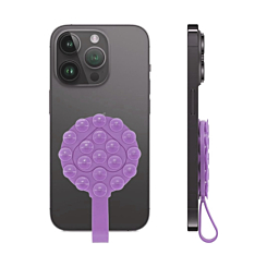 Silicone Suction Phone Holder with Handle Suitable - LILAC (Only Ground Shipping)