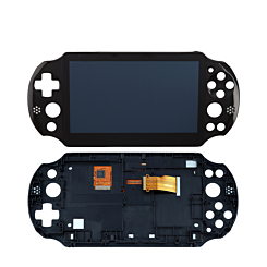 LCD Assembly with Frame for PlayStation Vita 2000 (BLACK)