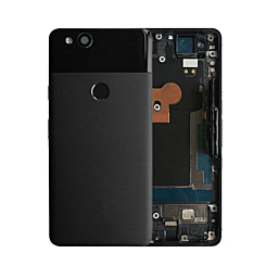 Housing Frame with Small Components Pre-Installed for Google Pixel 2 (NO LOGO) (BLACK)