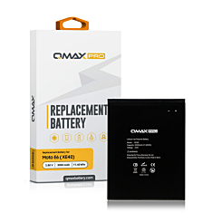 QMAX Pro Replacement Battery for Motorola E6 (XT2005) (2500 mAH) (KE40) (Only Ground Shipping)
