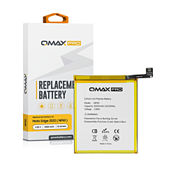 QMAX Pro Replacement Battery for Motorola Edge (XT2205) (5000 mAh) (NF50) (Only Ground Shipping)
