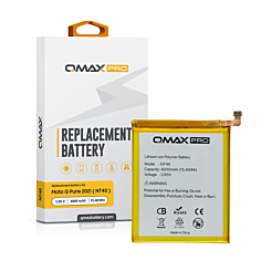 QMAX Pro Replacement Battery for Motorola G Pure (XT2163) / E20 (XT2155) (4000 mAh) (NT40) (Only Ground Shipping)