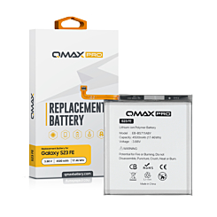 QMAX Pro Replacement Battery for Galaxy S23 FE (4500 mAh) (EB-BS711ABY) (Only Ground Shipping)