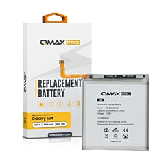 QMAX Pro Replacement Battery for Galaxy S24 (4000 mAh) (EB-BS922ABE) (Only Ground Shipping)