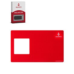 QUARTZ Anti-Slip Silicone Pad for Tempered Glass Installation (RED)
