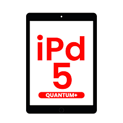 Quantum+ iPad 5 (2017) Digitizer Assembly (BLACK) (Home Button Pre-Installed)