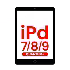 Quantum+ iPad 7 (2019) / iPad 8 (2020) / iPad 9 (2021) Digitizer Assembly (BLACK) (Home Button Pre-Installed)