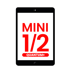 Quantum+ iPad Mini 1 / Mini 2 Digitizer Assembly (BLACK) (Home Button and IC Chip Pre-Installed)