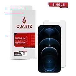 Buy the QUARTZ Clear Tempered Glass for iPhone 12 Pro Max Single Pack.







