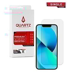 QUARTZ Clear Tempered Glass for iPhone 13 Mini (Single Pack)