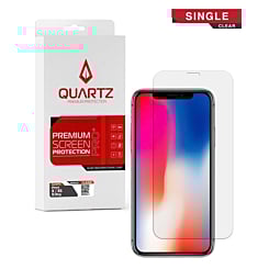 QUARTZ Clear Tempered Glass for iPhone X / XS / 11 Pro (Single Pack)