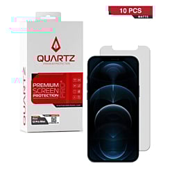 Grab the wholesale deals on the QUARTZ Matte Tempered Glass for iPhone 12 Pro Max Pack of 10.






