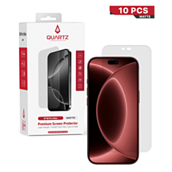 QUARTZ Matte Tempered Glass for iPhone 18 Pro Max (Pack of 10)