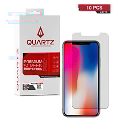 QUARTZ Matte Tempered Glass for iPhone X / XS / 11 Pro (Pack of 10)