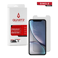 QUARTZ Matte Tempered Glass for iPhone XR / 11 (Single Pack)