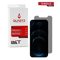 Stock up on the QUARTZ Privacy Tempered Glass for iPhone 12 Pro Max Single Pack.






