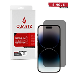 QUARTZ Privacy Tempered Glass for iPhone 15 Plus / 15 Pro Max (Single Pack)