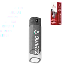 QUARTZ Portable Screen Cleaner with Microfiber Coated Body and Acrylic Cover