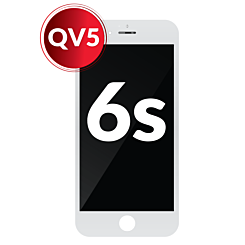 LCD Assembly with Steel Plate for iPhone 6S (WHITE) (Aftermarket / QV5)