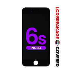 LCD Assembly with Steel Plate for iPhone 6S (BLACK) (Aftermarket Incell / QV7)(Exclusive LCD Breakage)